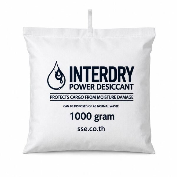 สารดูดความชื้นคอนเทนเนอร์ขนส่ง IPD 1000g - สารดูดความชื้น - (15pcs/Box) Shipping Container Desiccant