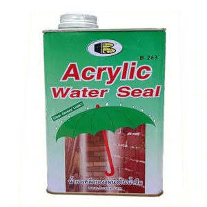 Superior Protection with JBP W-100 Clear Waterproof Coating 3 Acrylic Water Seal by Bosny รุ่น B263 ชนิดใสเงา